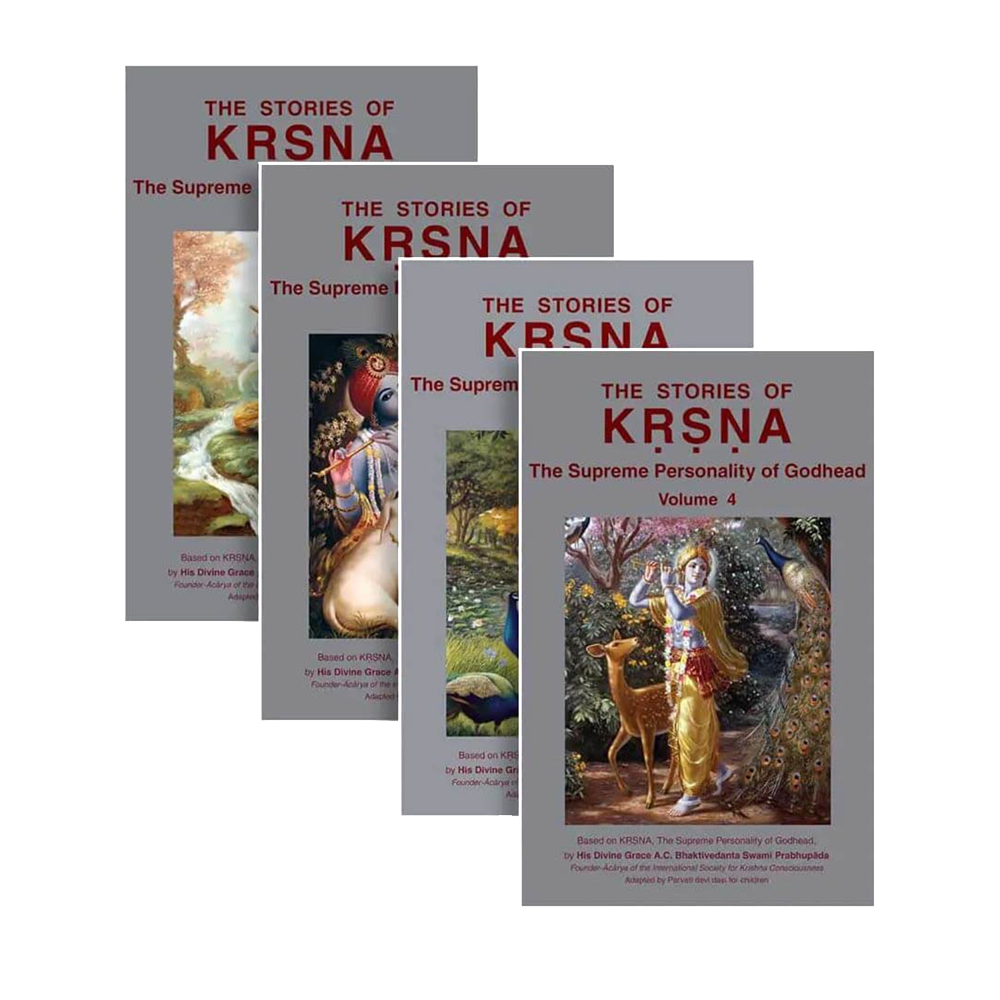 The Stories of Krishna (In 4 Vol.) (Childrens book) Hardcover – Box set