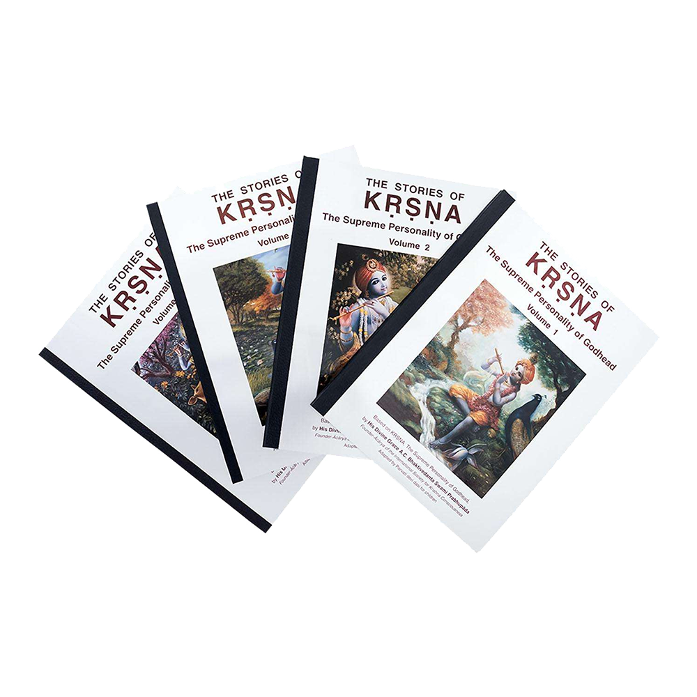 The Stories of Krishna (In 4 Vol.) (Childrens book) Hardcover – Box set - Image 2